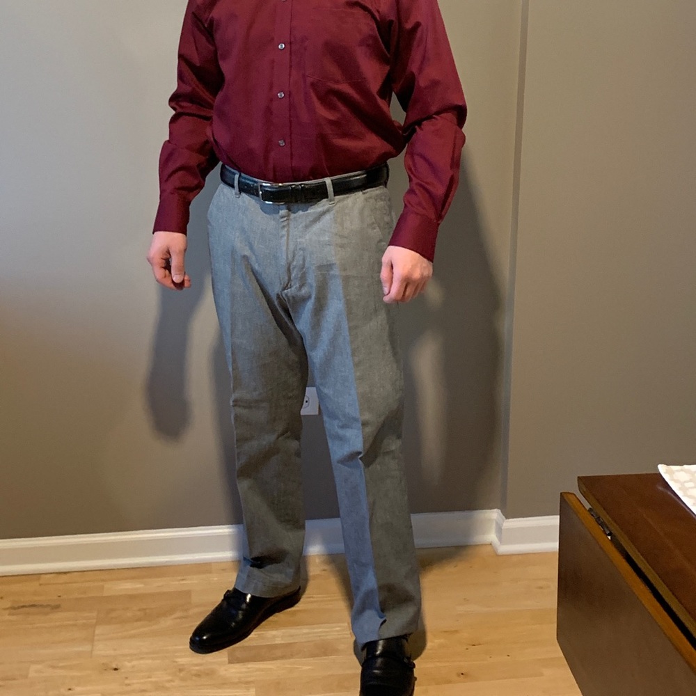 Classic Grey Banana Republic Dress Pants